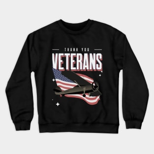 Thank You Veterans Crewneck Sweatshirt